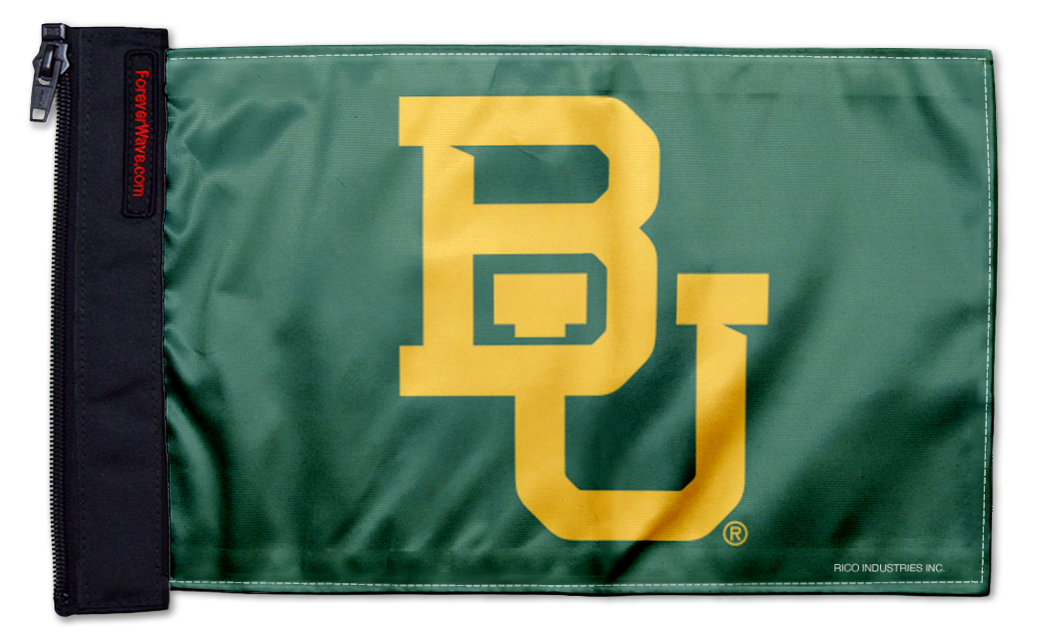 Baylor 11"x17" Forever Wave Flag for Bronco