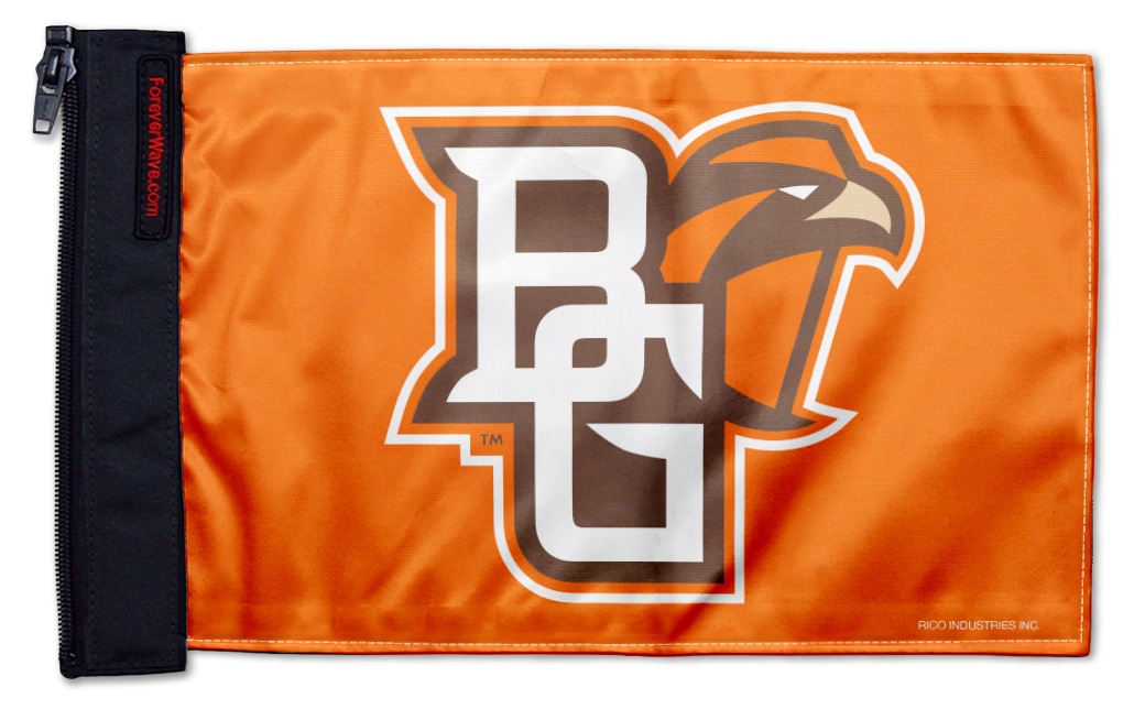 Bowling Green 11"x17" Forever Wave Flag for Jeep Wrangler JLU 4-Door 2018-Present