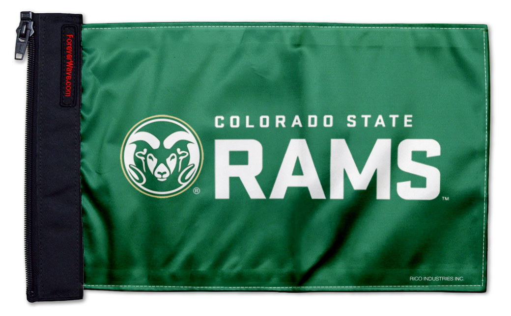 Colorado State 11"x17" Forever Wave Flag for Jeep Wrangler LJ 2003-2006