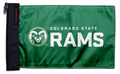 Colorado State 11"x17" Forever Wave Flag for Boats