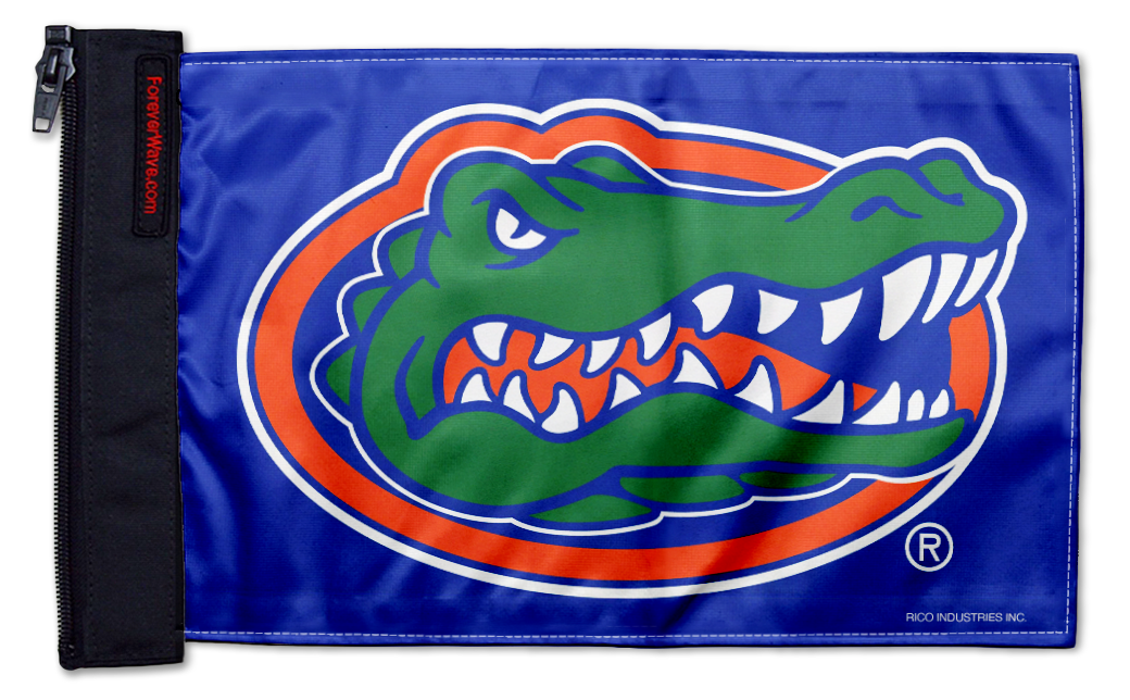 Florida Gators 11"x17" Forever Wave Flag for Jeep Wrangler YJ 1986-1995