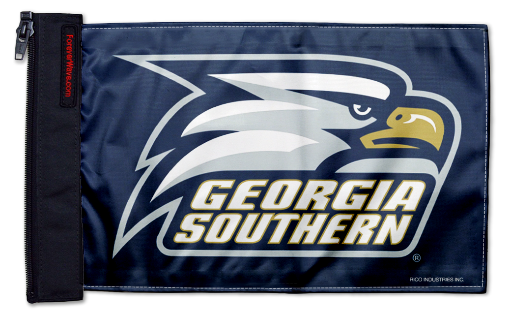 Georgia Southern 11"x17" Forever Wave Flag for Jeep Wrangler LJ 2003-2006