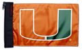 Miami University 11"x17" Forever Wave Flag for Jeep Wrangler LJ 2003-2006