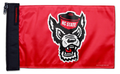 North Carolina State 11"x17" Forever Wave Flag for Jeep Wrangler JKU 4-Door 2007-2018