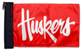 Nebraska 11"x17" Forever Wave Flag for Jeep Wrangler CJ-7 and CJ-8 1976-1986