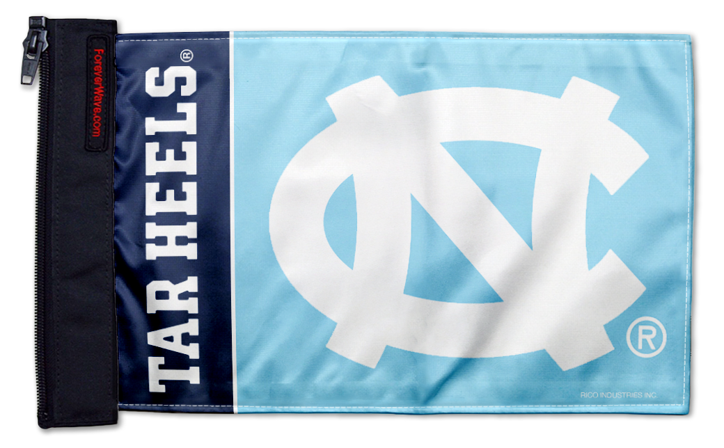 North Carolina 11"x17" Forever Wave Flag for Boats