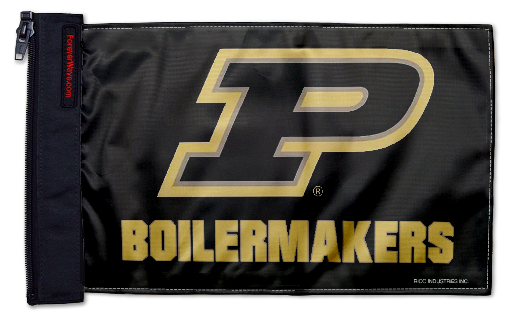 Purdue 11"x17" Forever Wave Flag for Jeep Wrangler JK 2-Door 2007-2018
