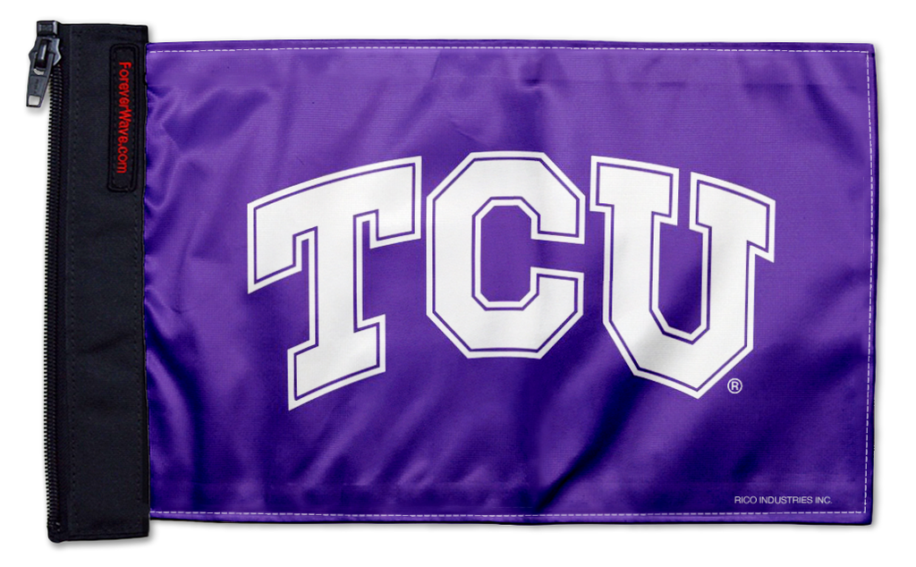 TCU 11"x17" Forever Wave Flag for Jeep Wrangler CJ-7 and CJ-8 1976-1986
