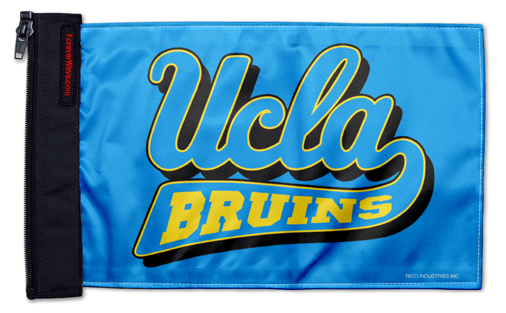 UCLA 11"x17" Forever Wave Flag for Boats