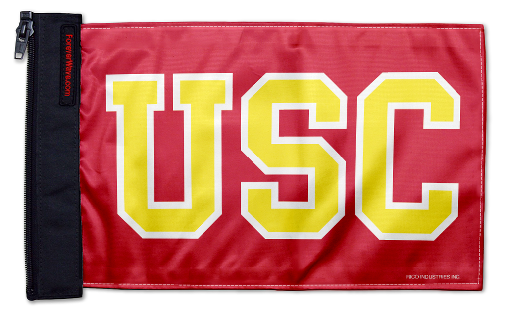 Southern California USC 11"x17" Forever Wave Flag for Jeep Wrangler JL 2-Door 2018-Present