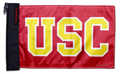 Southern California USC 11"x17" Forever Wave Flag for Jeep Wrangler YJ 1986-1995