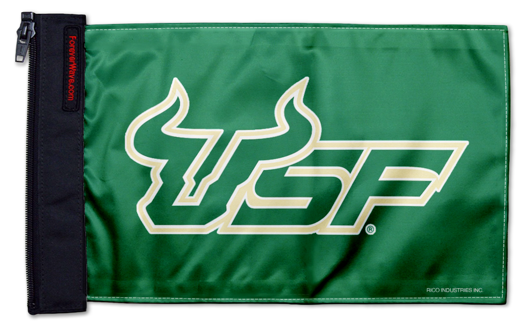 South Florida 11"x17" Forever Wave Flag for Jeep Wrangler TJ 1996-2006