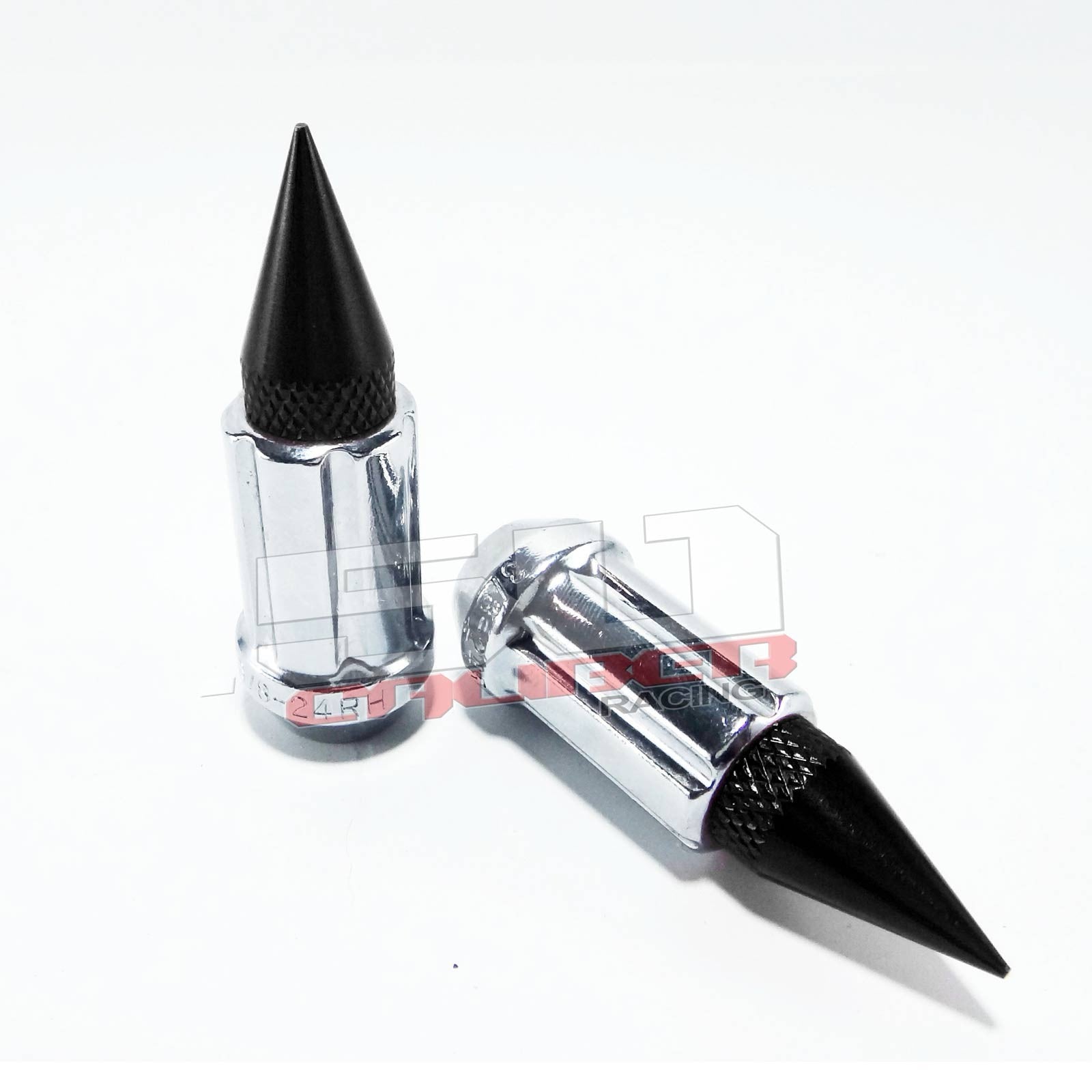 10 x 1.25 mm Spiked Lug nuts Chrome - 16 Pack