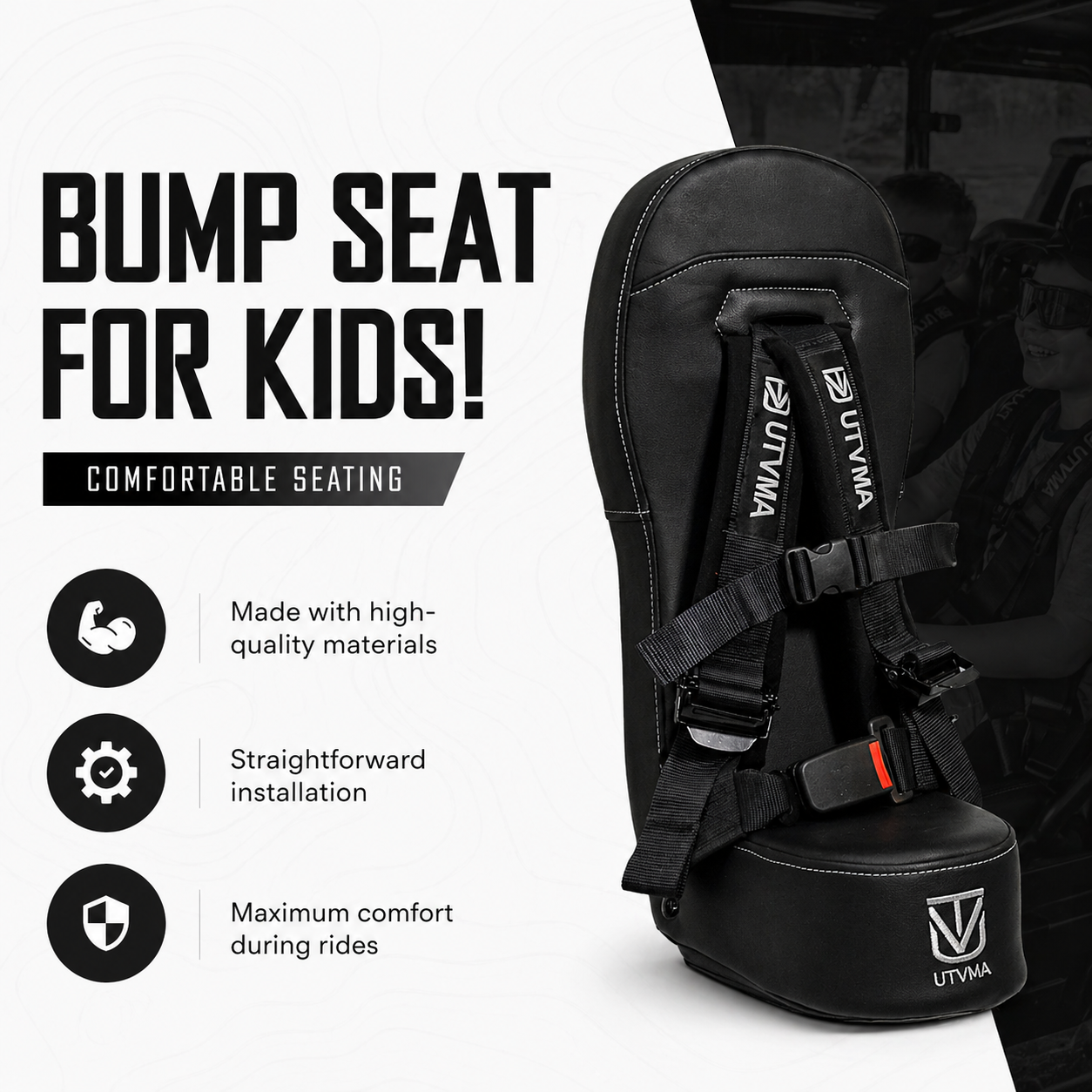 RZR 2 Turbo R Bump Seat (2020-2025)