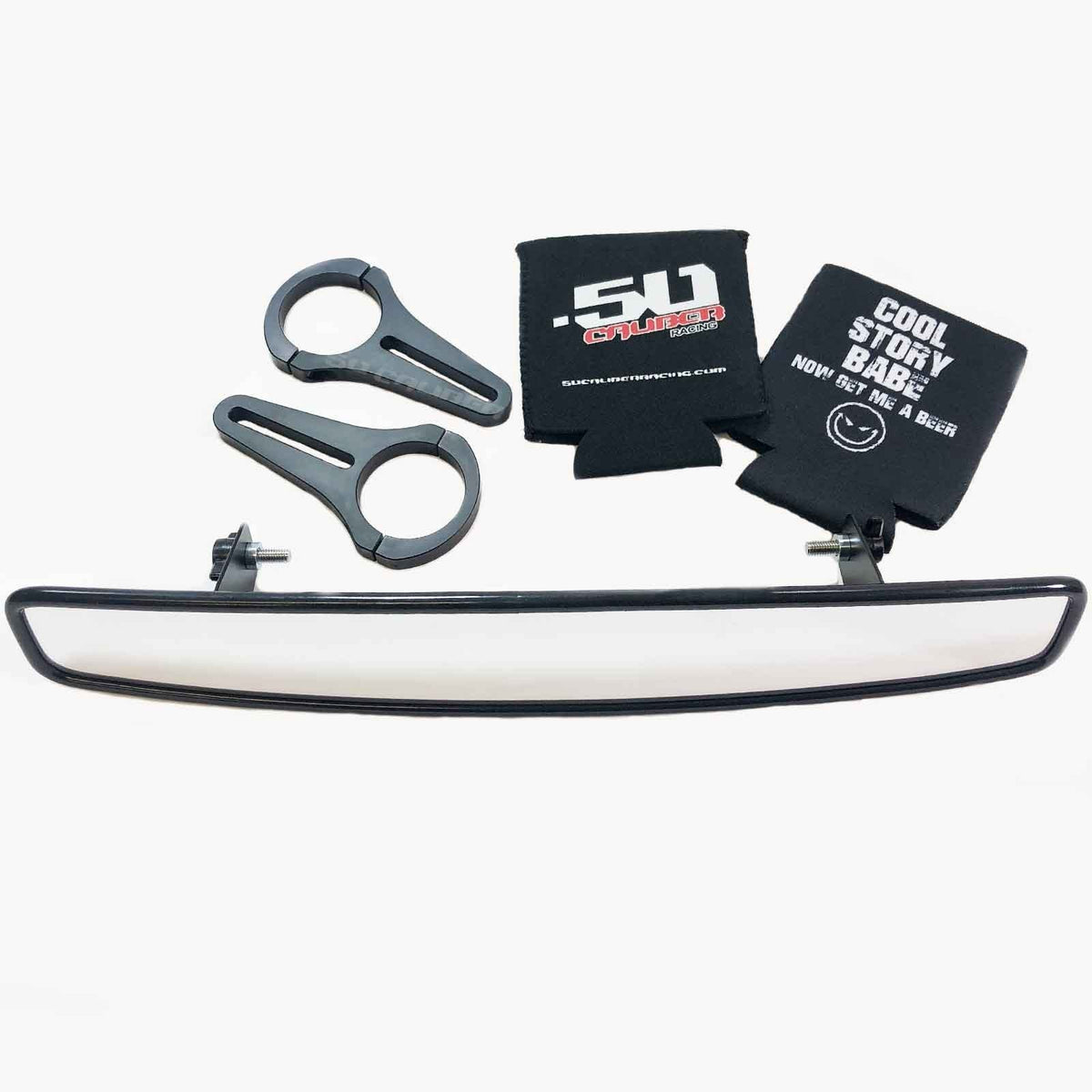 15" Convex Rear View Mirror with Clamps