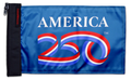 American 250 12"x18" Forever Wave Flag for Bronco
