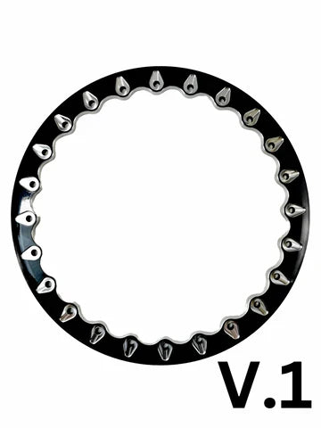 V2 Super Star - FF Forged Polished Beadlock - Gloss Black