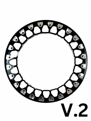Wishbone - FF Forged Polished Beadlock - Silver
