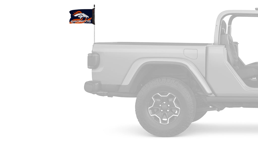 Denver Broncos 11"x17" Forever Wave Flag for Bronco