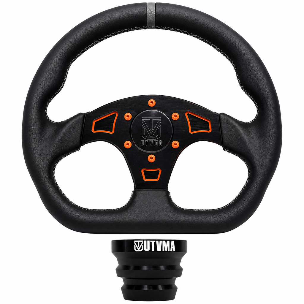 UTVMA DriftX Leather Steering Wheel With Hub