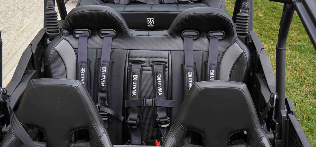 Maverick Sport Max Rear Bench with Harnesses (2019+)