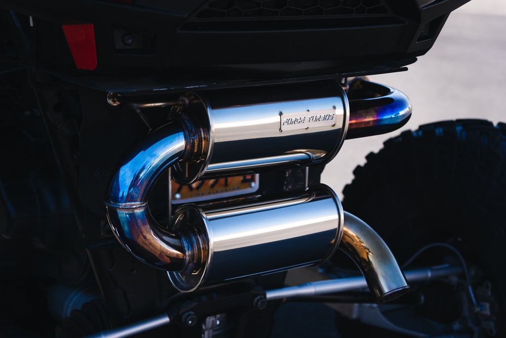 Polaris RZR XP Turbo Trail Exhaust