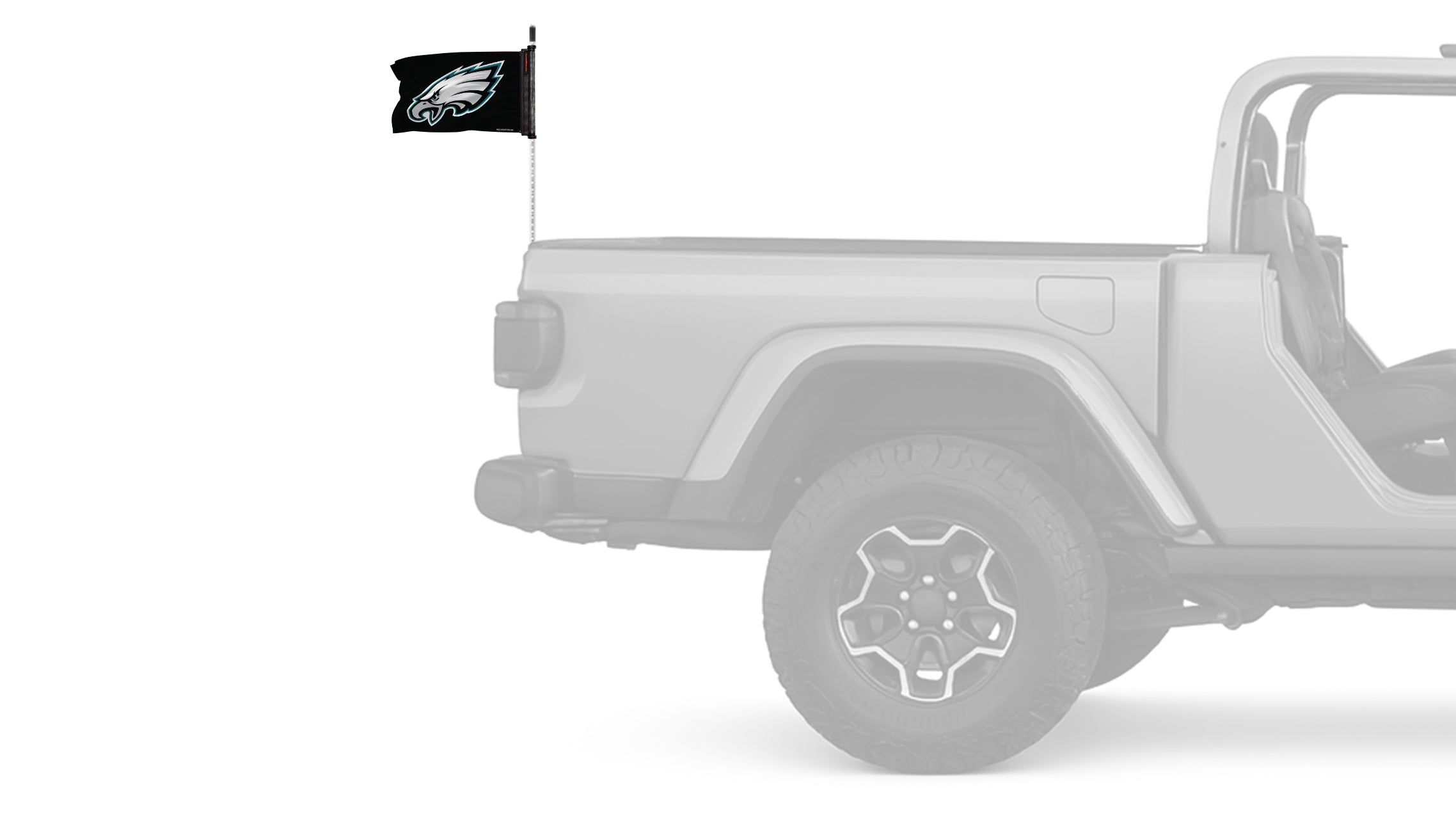 Philadelphia Eagles 11"x17" Forever Wave Flag for Jeep Wrangler LJ 2003-2006