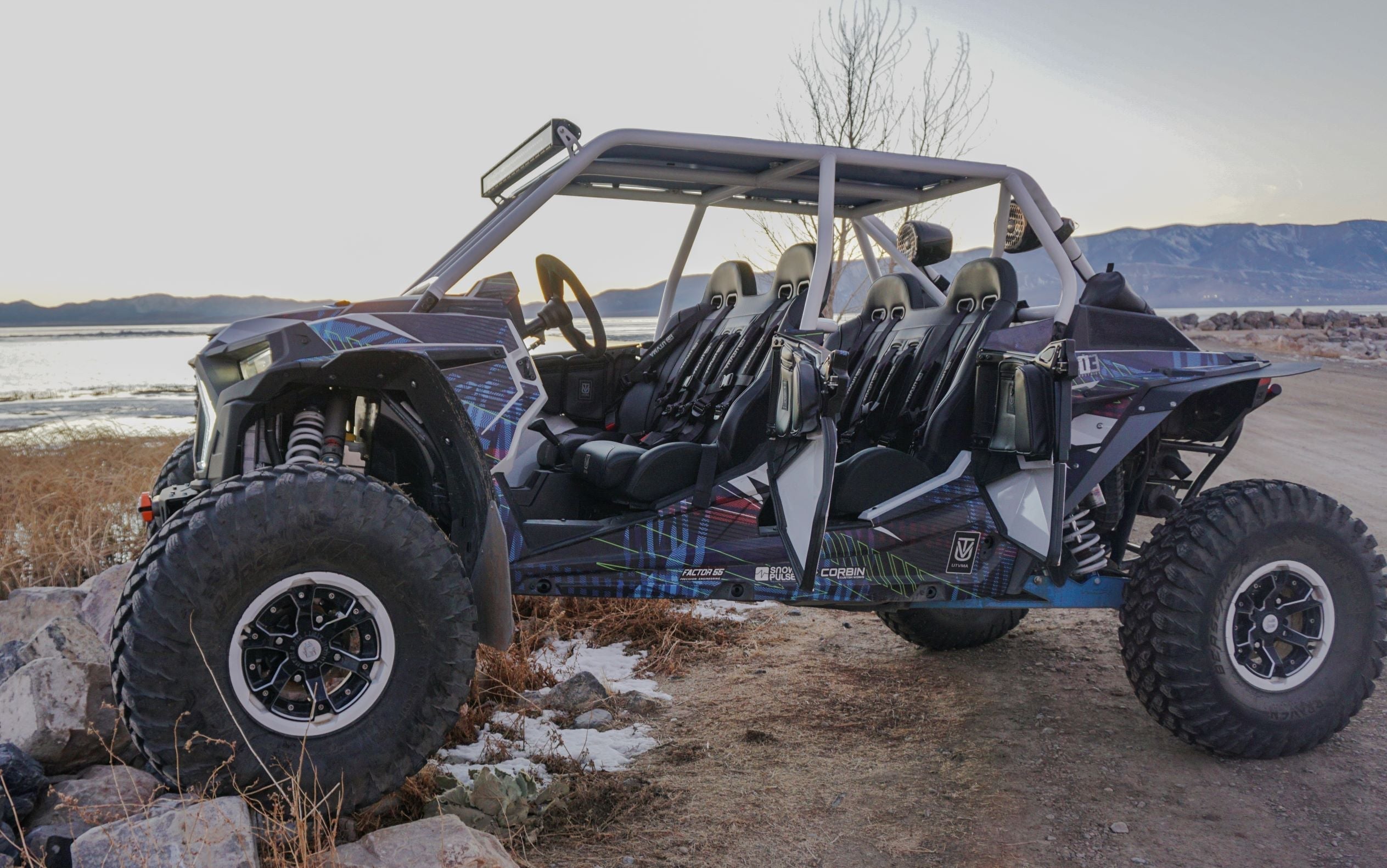 RZR 1000 Elite Series Bench Seat Front or Rear Bench Seat W Harnesses (over the console) (2014-2023)