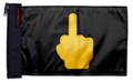 Emoji Middle Finger 12"x18" Forever Wave Flag for Jeep Wrangler CJ-7 and CJ-8 1976-1986