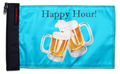 Happy Hour Beers 12"x18" Forever Wave Flag for Jeep Wrangler LJ 2003-2006