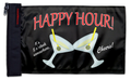 Happy Hour Martinis 12"x18" Forever Wave Flag for Jeep Wrangler JKU 4-Door 2007-2018