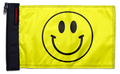 Smiley Face 12"x18" Forever Wave Flag for Boats