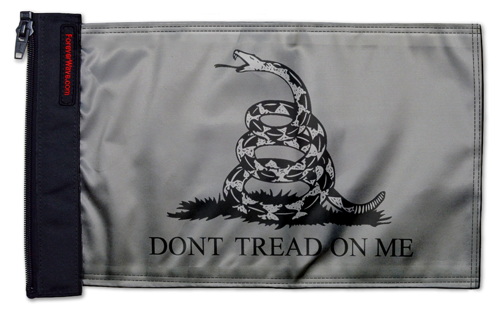 Gadsden Subdued 12"x18" Forever Wave Flag for Jeep Wrangler LJ 2003-2006