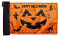 Happy Halloween 12"x18" Forever Wave Flag for Jeep Wrangler JKU 4-Door 2007-2018