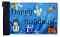 Happy Holidays 12"x18" Forever Wave Flag for Golf Carts