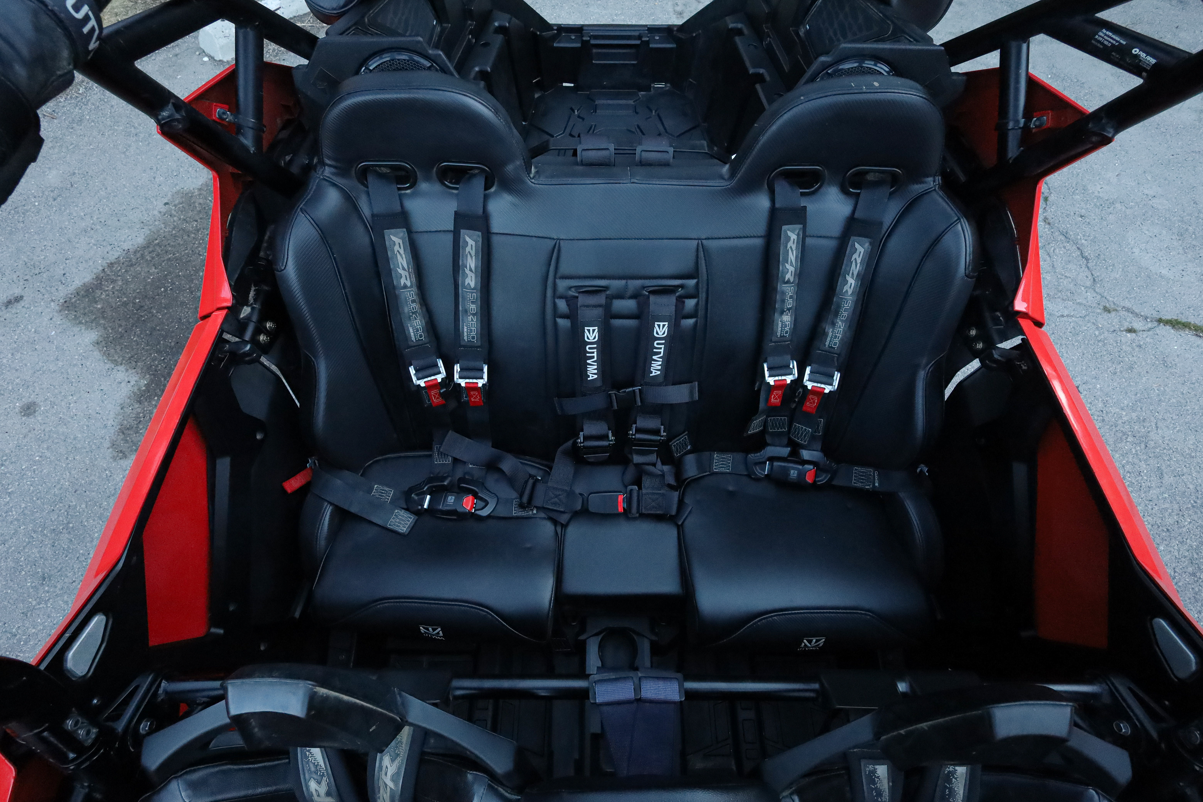 RZR PRO S Rear Bench Seat W Harnesses (2025+)