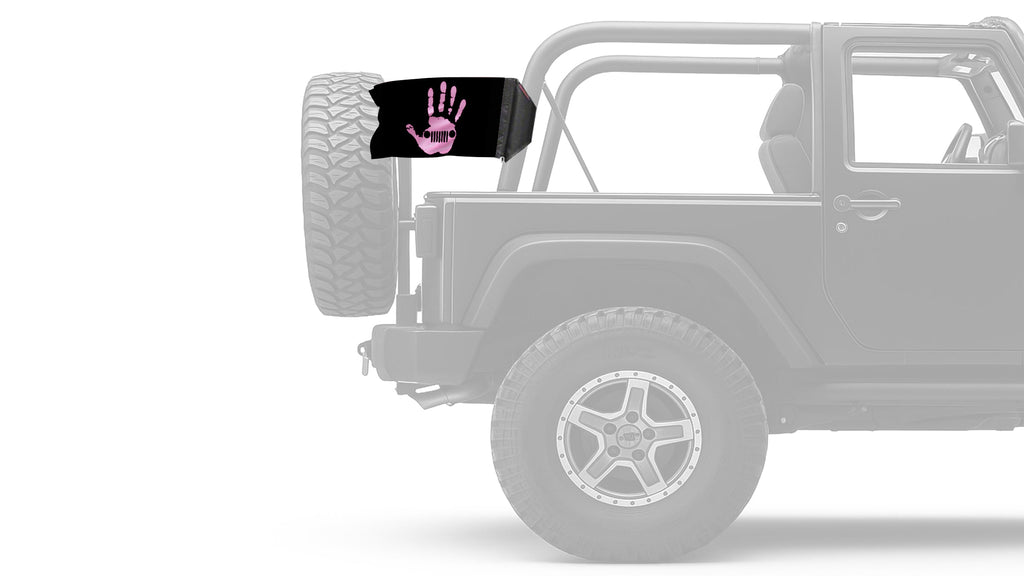 Jeep Wave 12"x18" Forever Wave Flag for Jeep Wrangler JK 2-Door 2007-2018