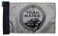 Trail Rated 12"x18" Forever Wave Flag for Jeep Wrangler YJ 1986-1995