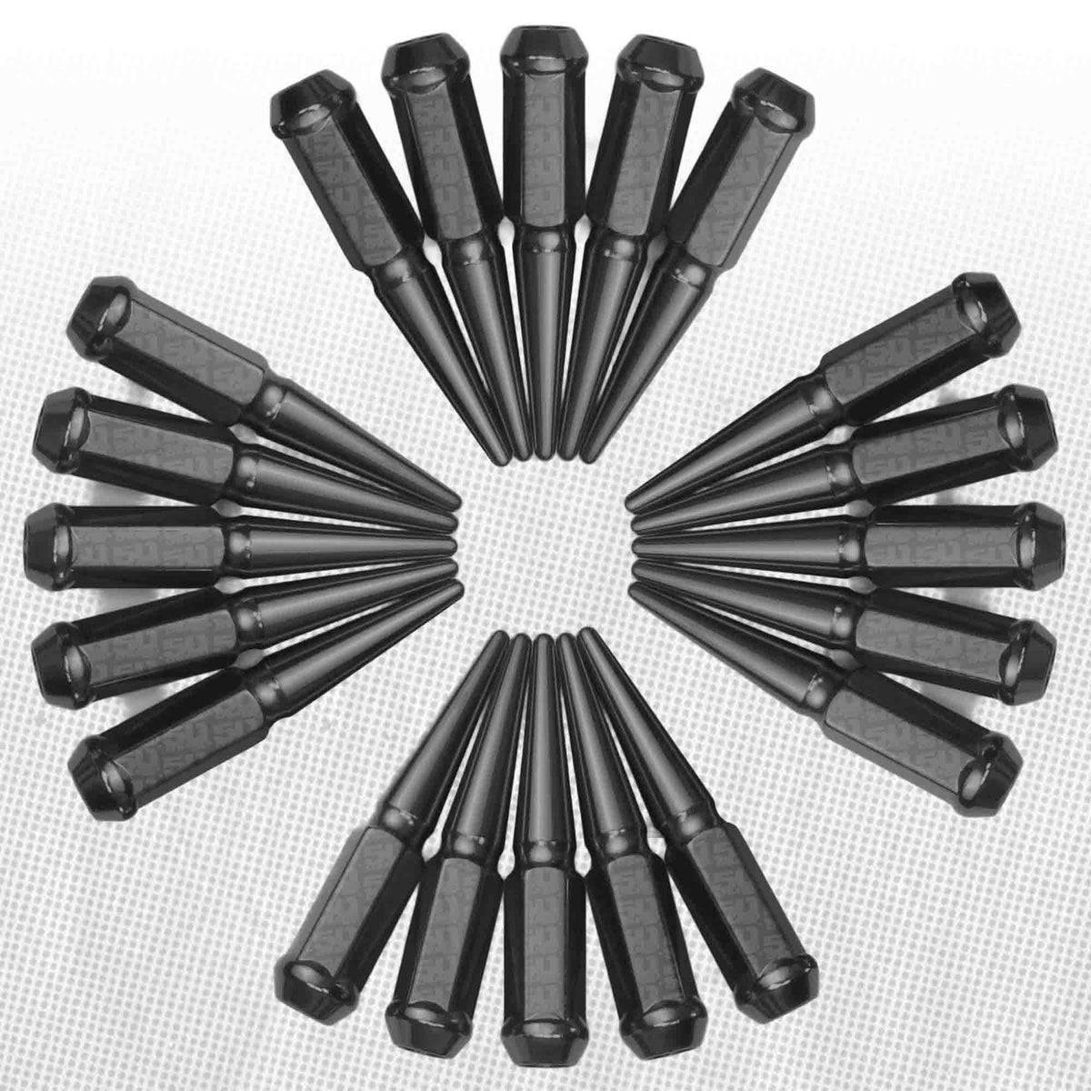14x2.0mm Extended Spike Lug Nuts - 60 Degree Taper Seat