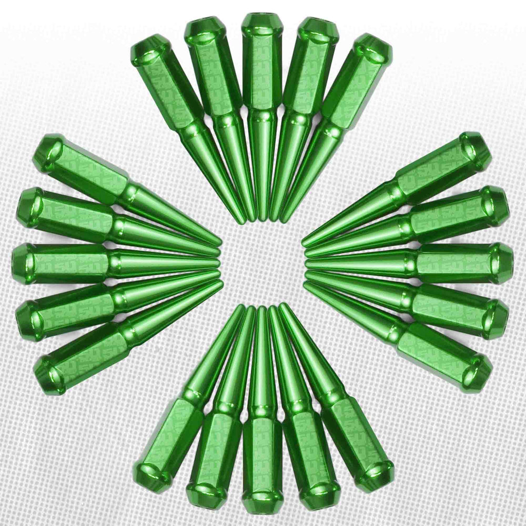 14x1.5mm Extended Spike Lug Nuts - 60 Degree Taper Seat