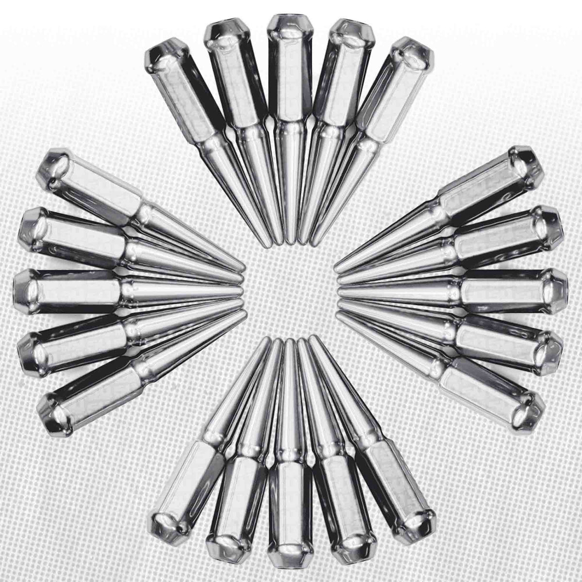 14x1.5mm Extended Spike Lug Nuts - 60 Degree Taper Seat