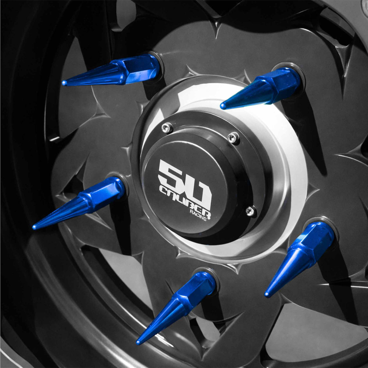 14x2.0mm Extended Spike Lug Nuts - 60 Degree Taper Seat
