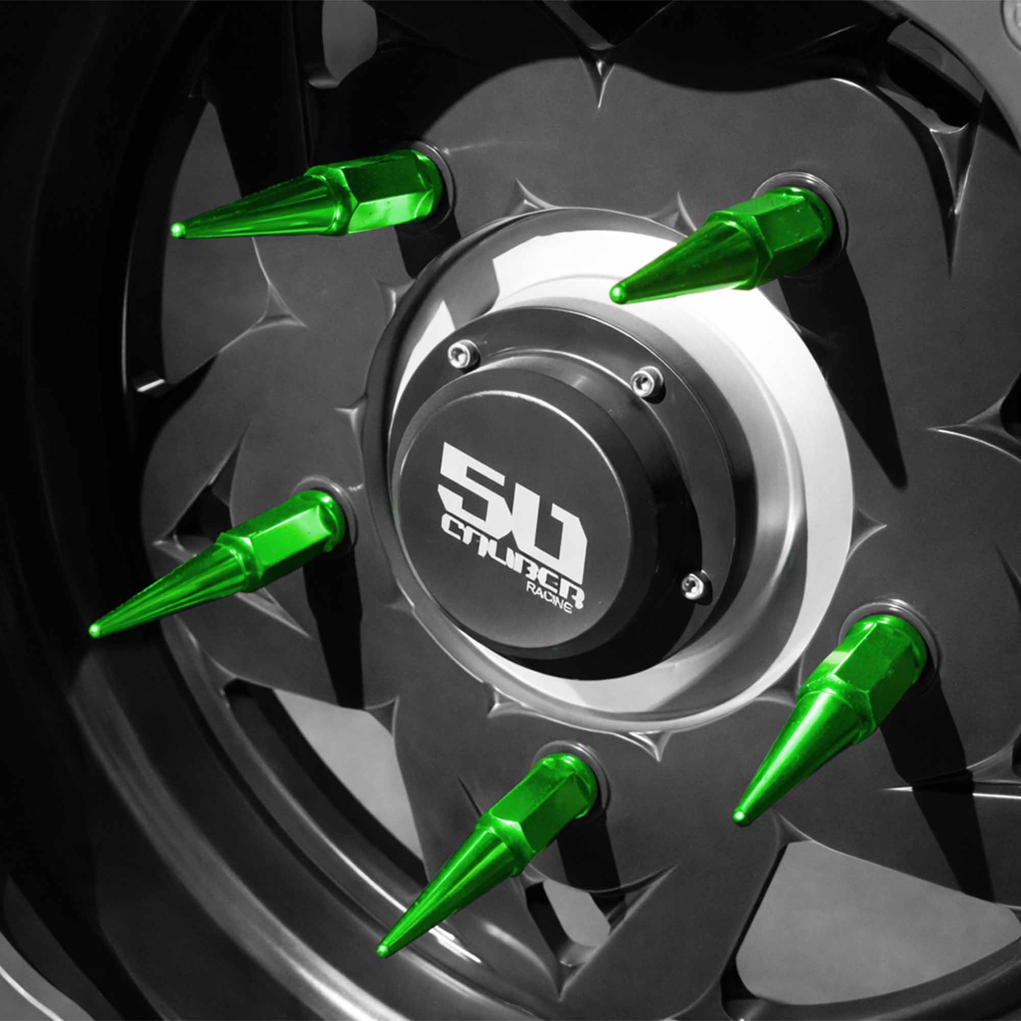 1/2 Inch Extended Spike Lug Nuts - 60 Degree Taper Seat