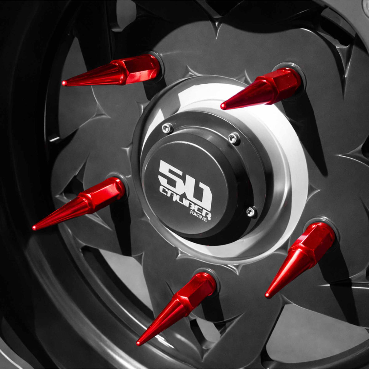 14x2.0mm Extended Spike Lug Nuts - 60 Degree Taper Seat