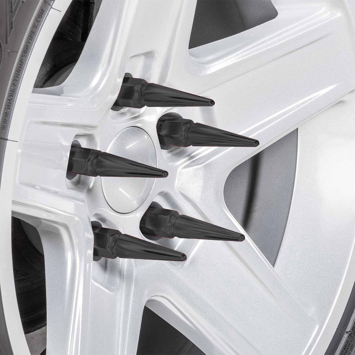14x1.5mm Extended Spike Lug Nuts - 60 Degree Taper Seat