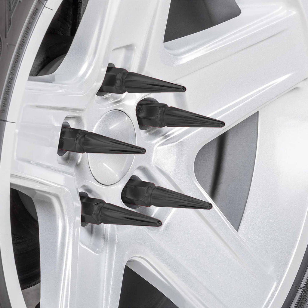 12x1.25mm Extended Spike Lug Nuts - 60 Degree Taper Seat