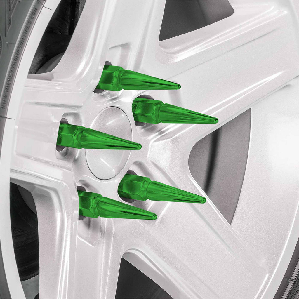 12x1.5mm Extended Spike Lug Nuts - 60 Degree Taper Seat