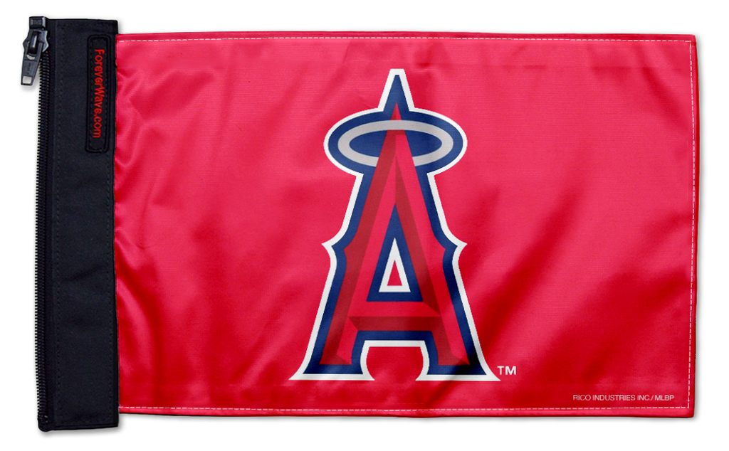 Los Angeles Angels 11"x17" Forever Wave Flag for Jeep Wrangler JLU 4-Door 2018-Present