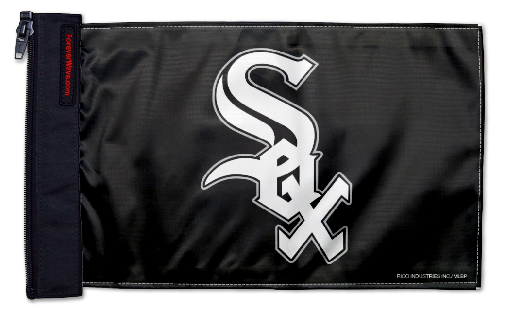Chicago White Sox 11"x17" Forever Wave Flag for Jeep Wrangler JKU 4-Door 2007-2018