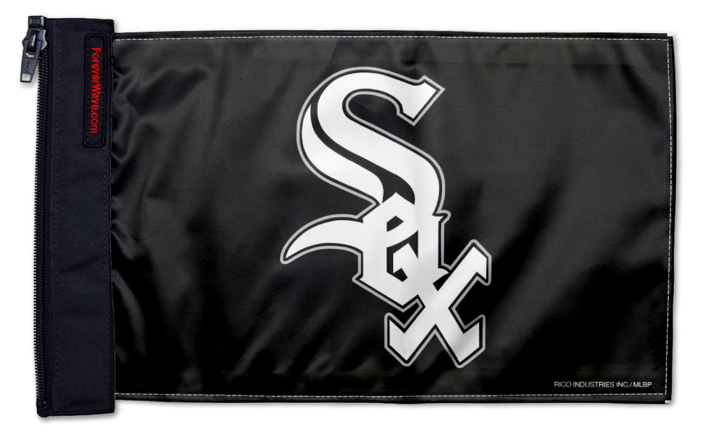 Chicago White Sox 11"x17" Forever Wave Flag for Jeep Wrangler YJ 1986-1995